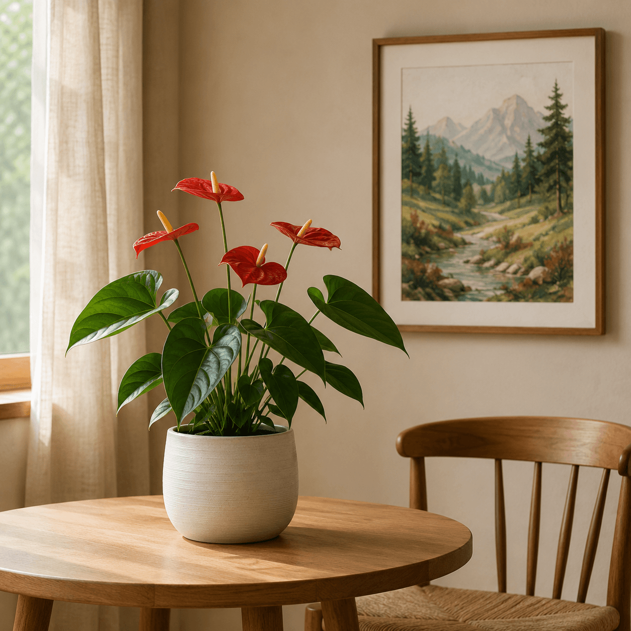 Air-purifying plants
